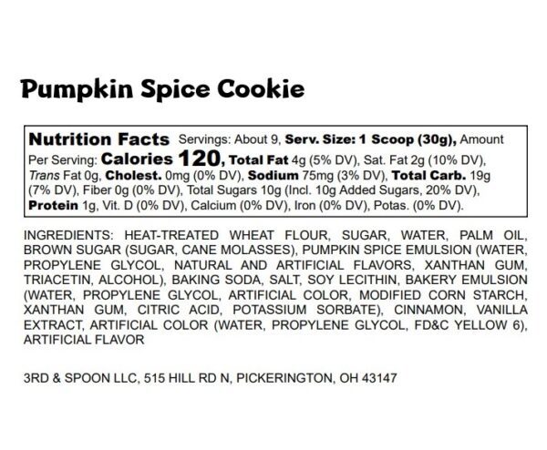 Pumpkin Spice Cookie Dough - Image 2