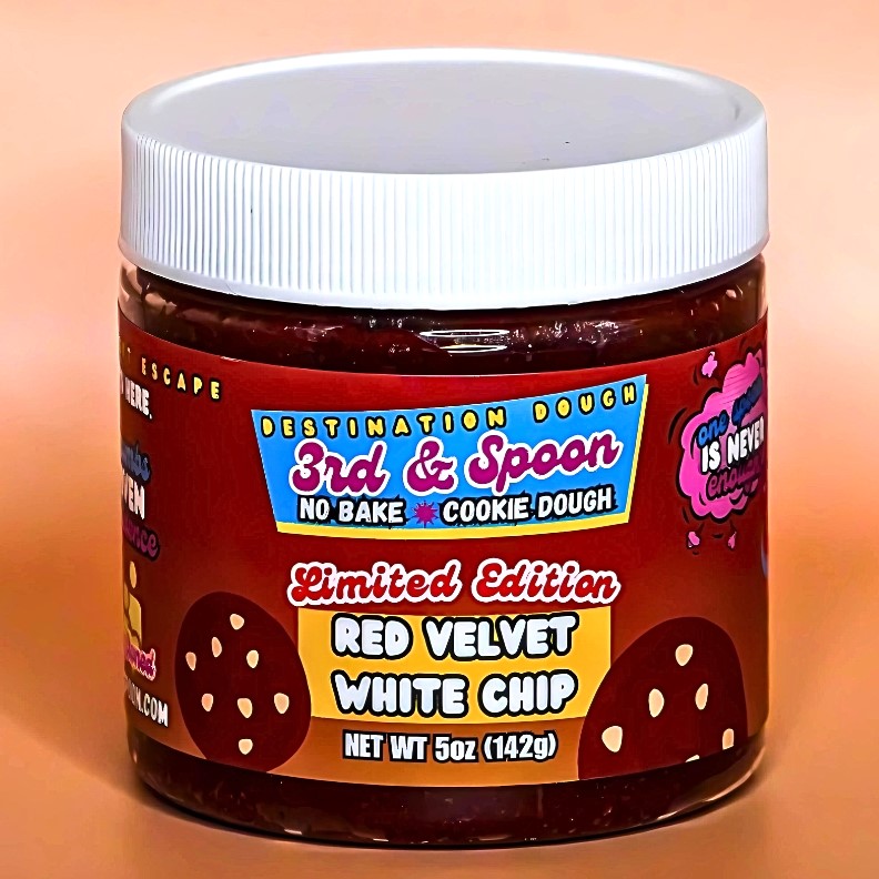 Red Velvet White Chip Dough PREORDER - Small (5oz)